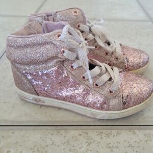 Skechers Sparkly Pink Kids Sneakers